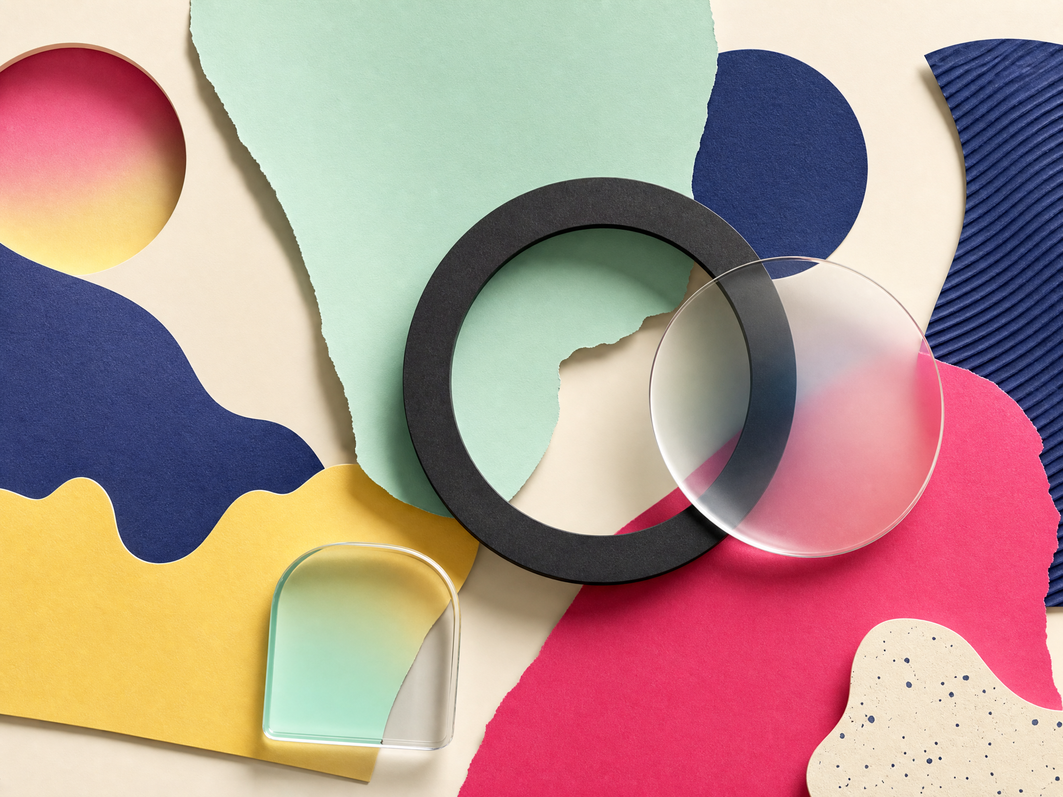 Abstract research materials
